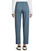 Eileen Fisher Organic Cotton Blend Coordinating Brushed Terry Pull-On Ankle Straight Leg Pants - Image 2