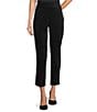 Eileen Fisher Organic Cotton Blend Velveteen Slim Ankle Pants, Color:Black - Image 1