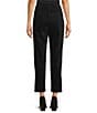 Eileen Fisher Organic Cotton Blend Velveteen Slim Ankle Pants, Color:Black - Image 2