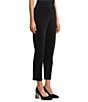 Eileen Fisher Organic Cotton Blend Velveteen Slim Ankle Pants, Color:Black - Image 3