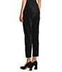 Eileen Fisher Organic Cotton Blend Velveteen Slim Ankle Pants, Color:Black - Image 4