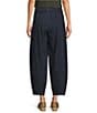 Eileen Fisher Organic Cotton Indigo Knit Pull-On Ankle Pants - Image 2
