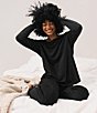 Eileen Fisher Organic Cotton Interlock Knit Coordinating Lantern Sleep Pants - Image 5