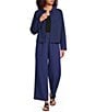 Eileen Fisher Organic Cotton Poplin Wide-Leg Pull-On Pants - Image 3