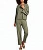 Eileen Fisher Organic Cotton Terry Slouch Ankle Pants - Image 3