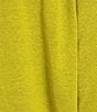 Eileen Fisher Organic Linen Blend Open Front Straight Hem Long Sleeve Cardigan, Color:Golden Pear - Image 5