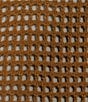 Color:Bronze - Image 5 - Organic Linen Delave High Collar Short Sleeve Cardigan