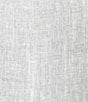Color:White - Image 6 - Organic Linen Gauze Round Neck Elbow Sleeve Cropped Poncho