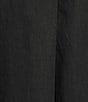 Eileen Fisher Organic Linen Notch Collar Cap Sleeve Shirtdress, Color:Black - Image 3