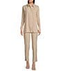 Eileen Fisher Petite Size Slim Ankle Pants, Color:Wheat - Image 3