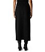 Eileen Fisher Petite Size Washable Flex Ponte Pull-On Side Slit Skirt - Image 2