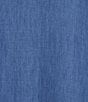 Eileen Fisher Petite Washed Organic Linen Ballet Neck Sleeveless Lantern Dress, Color:Ultramarine - Image 3