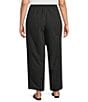 Eileen Fisher Plus Size Cotton-Blend Yarn-Dyed Stripe Pull-On Lantern Coordinating Pants - Image 2