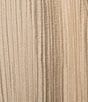 Eileen Fisher Plus Size Crinkle Shimmer High Collar Bracelet Sleeve Open Front Jacket, Color:Wheat - Image 4