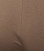 Eileen Fisher Plus Size Organic Cotton Blend Brushed Terry Pull-On Straight Leg Ankle Pants - Image 4