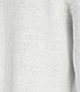 Color:White - Image 5 - Plus Size Organic Linen Blend Open Front Long Cardigan