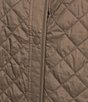 Eileen Fisher Plus Size Quilted Round Neck Long Sleeve Short Coat - Image 4