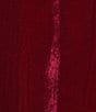 Eileen Fisher Plus Size Silk Velvet Flared Midi Skirt, Color:Ruby - Image 4
