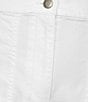 Color:White - Image 4 - Plus Size Stretch Organic Cotton Pull-On Lantern Ankle Pants