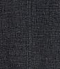 Color:Denim - Image 4 - Plus Size Tweedy Hemp Organic Cotton Notch Lapel Collar Long Sleeve Open-Front Long Blazer