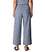 Eileen Fisher Puckered Organic Cotton Weave Pull-On Ankle Coordinating Pants - Image 2