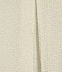 Eileen Fisher Quilted Silk Stand Collar Long Sleeve Open Front Jacket, Color:Bone - Image 4