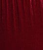 Eileen Fisher Silk Velvet Flared Midi Skirt, Color:Ruby - Image 4