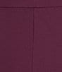 Eileen Fisher Stretch Crepe Flat Front Ankle Tapered Pants, Color:Blackberry - Image 6