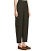 Eileen Fisher Stretch Crepe Lantern Cargo Ankle Pants, Color:Woodland - Image 3