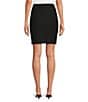 Eileen Fisher Stretch Crepe Straight Mini Skirt, Color:Black - Image 2