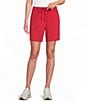 Eileen Fisher Stretch Jersey Drawstring Shorts - Image 1