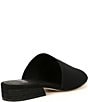 Color:Black - Image 2 - Stretch Knit Asymmetrical Slide Sandals