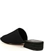 Color:Black - Image 3 - Stretch Knit Asymmetrical Slide Sandals