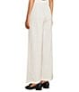 Eileen Fisher Stretch Wool Blend Crepe Wide Leg Trouser Pants, Color:Soft White - Image 4