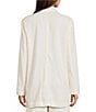 Eileen Fisher Stretch Wool Crepe Notch Lapel Long Sleeve Blazer, Color:Soft White - Image 2