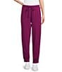 Eileen Fisher Tencel™ Lyocell Cozy Brushed Terry Hug Jogger Ankle Pants, Color:Berry Bloom - Image 1