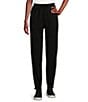 Eileen Fisher Tencel™ Lyocell Cozy Brushed Terry Hug Jogger Ankle Pants, Color:Black - Image 1
