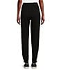 Eileen Fisher Tencel™ Lyocell Cozy Brushed Terry Hug Jogger Ankle Pants, Color:Black - Image 2