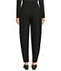 Eileen Fisher Texture Stretch Rib Knit Lantern Ankle Pants - Image 2
