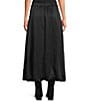 Eileen Fisher Textured Satin Bubble Hem Pull-On Midi Skirt - Image 2