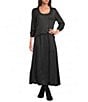 Eileen Fisher Textured Satin Bubble Hem Pull-On Midi Skirt - Image 3