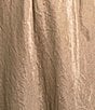 Eileen Fisher Textured Satin Elastic Waist Bias Maxi Skirt, Color:Biscuit - Image 4