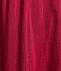 Eileen Fisher Textured Satin Elastic Waist Bias Maxi Skirt, Color:Ruby - Image 4