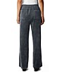 Eileen Fisher Velour Knit Wide Leg Pull-On Coordinating Pants - Image 2