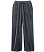 Eileen Fisher Velour Knit Wide Leg Pull-On Coordinating Pants - Image 5