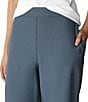 Eileen Fisher Washable Stretch Crepe Ankle Cuffed Pull-On Tapered Pants - Image 3