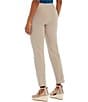 Color:Wheat - Image 2 - Washable Stretch Crepe Pull-On Slim Ankle Pants