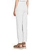 Color:White - Image 6 - Washable Stretch Crepe Pull-On Slim Leg Ankle Pants