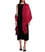 Eileen Fisher Whisper Silk Scarf, Color:Ruby - Image 2
