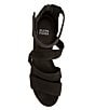 Color:Black - Image 5 - Wisp Nubuck Espadrille Wedge Sandals
